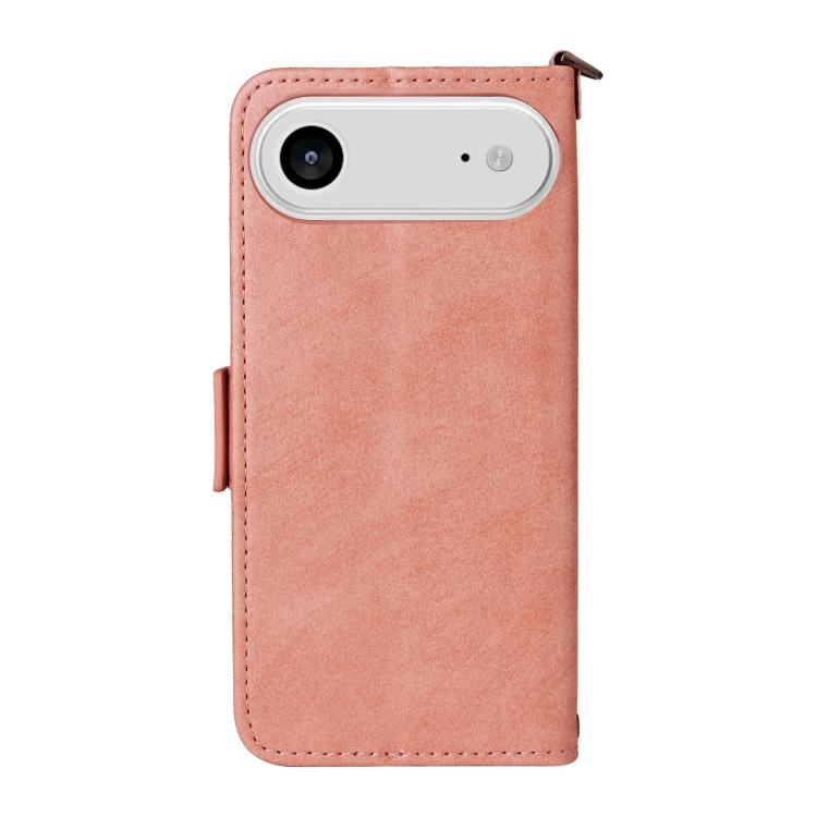 For iPhone Air Multi-card Slots Crossbody Cowhide Leather Phone Case