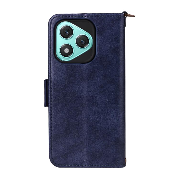 For Honor 400 Lite Global Multi-card Slots Crossbody Cowhide Leather Phone Case