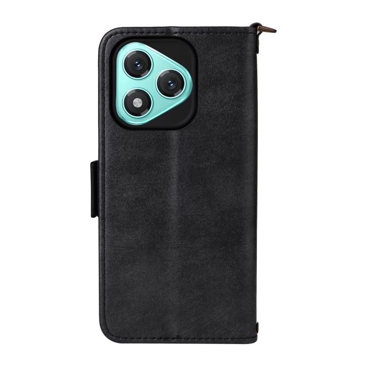 For Honor 400 Lite Global Multi-card Slots Crossbody Cowhide Leather Phone Case