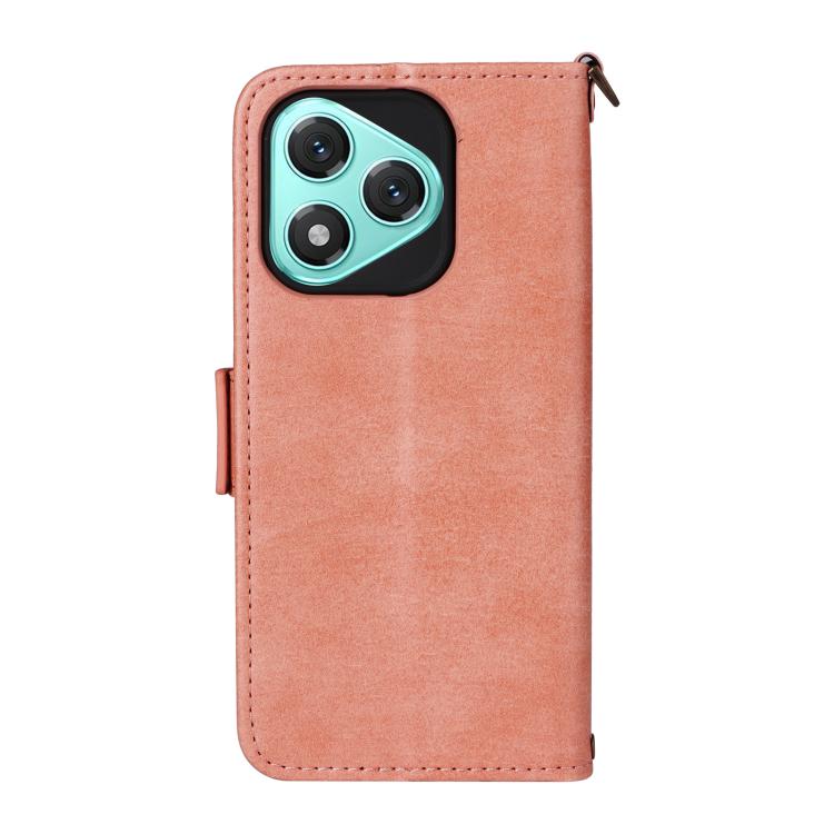 For Honor 400 Lite Global Multi-card Slots Crossbody Cowhide Leather Phone Case