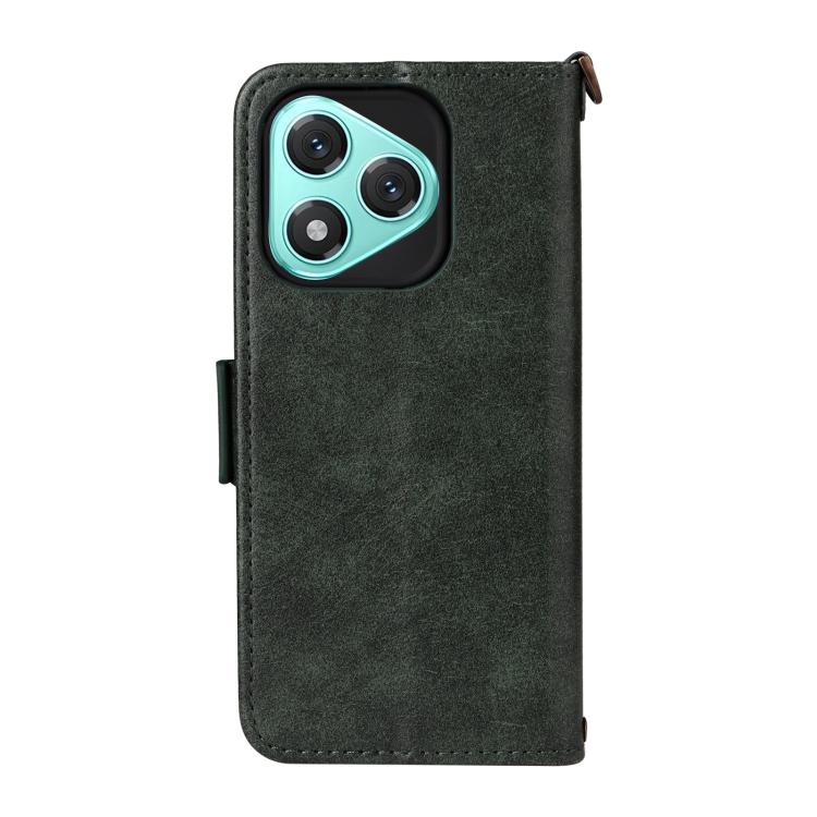 For Honor 400 Lite Global Multi-card Slots Crossbody Cowhide Leather Phone Case