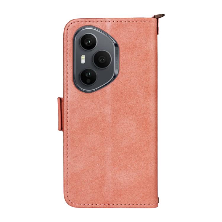 For Honor 400 Pro Global 160.8mm Multi-card Slots Crossbody Cowhide Leather Phone Case