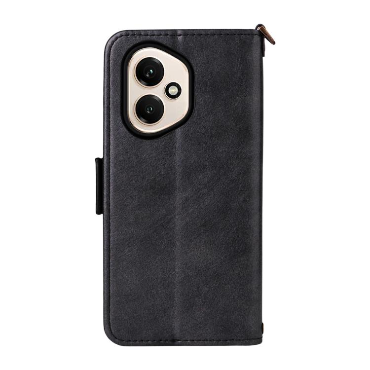 For Honor 400 Global 156.5mm Multi-card Slots Crossbody Cowhide Leather Phone Case