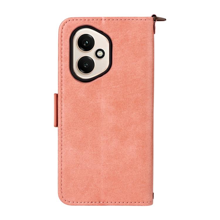 For Honor 400 Global 156.5mm Multi-card Slots Crossbody Cowhide Leather Phone Case