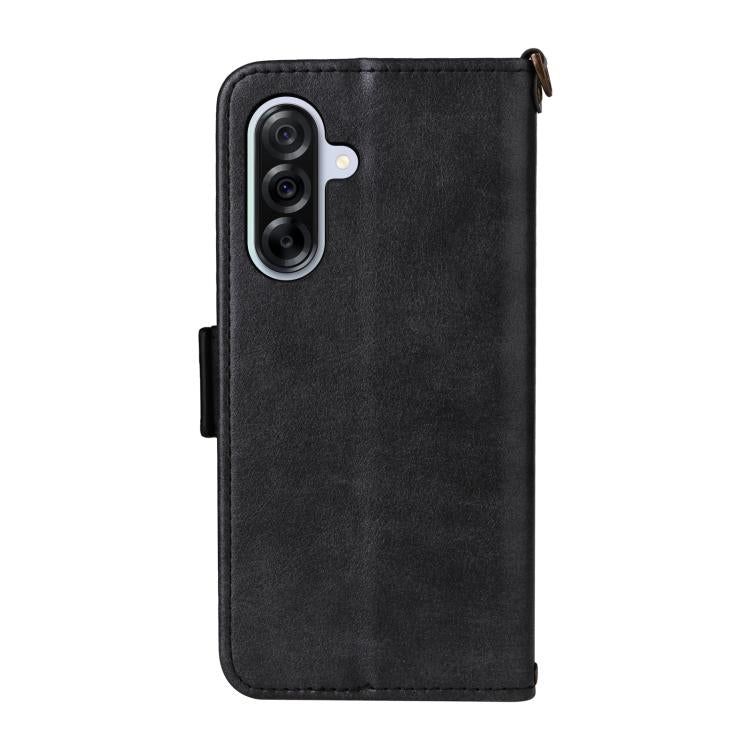 For Samsung Galaxy A36 5G Multi-card Slots Crossbody Cowhide Leather Phone Case