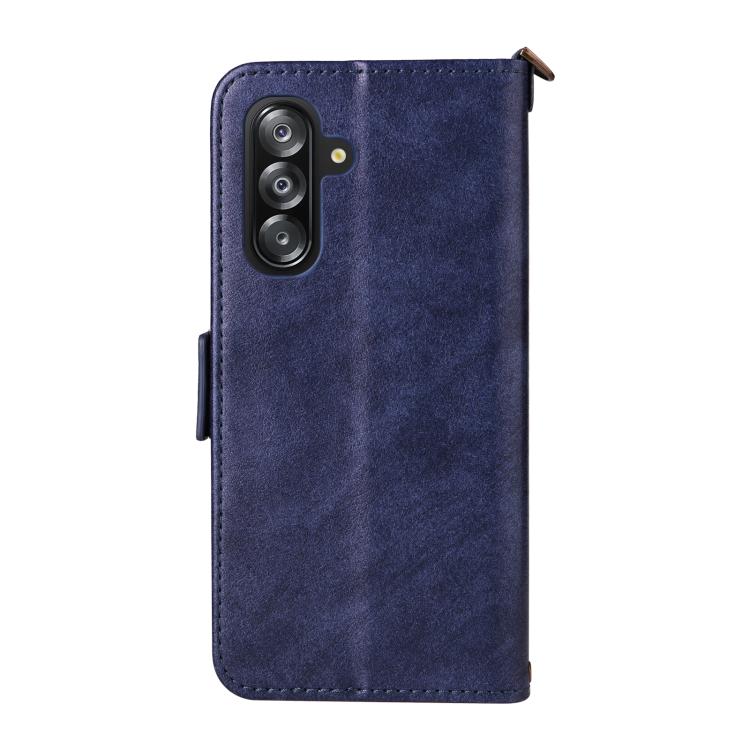 For Samsung Galaxy A16 5G / 4G / A26 5G Multi-card Slots Crossbody Cowhide Leather Phone Case