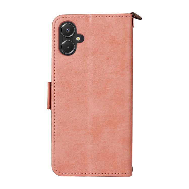 For Samsung Galaxy A06 5G / 4G Multi-card Slots Crossbody Cowhide Leather Phone Case
