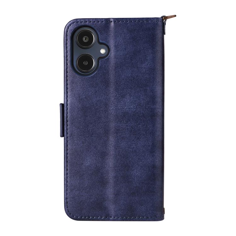 For Samsung Galaxy A25e / A25 5G SC-53F Multi-card Slots Crossbody Cowhide Leather Phone Case