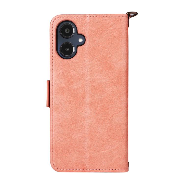 For Samsung Galaxy A25e / A25 5G SC-53F Multi-card Slots Crossbody Cowhide Leather Phone Case