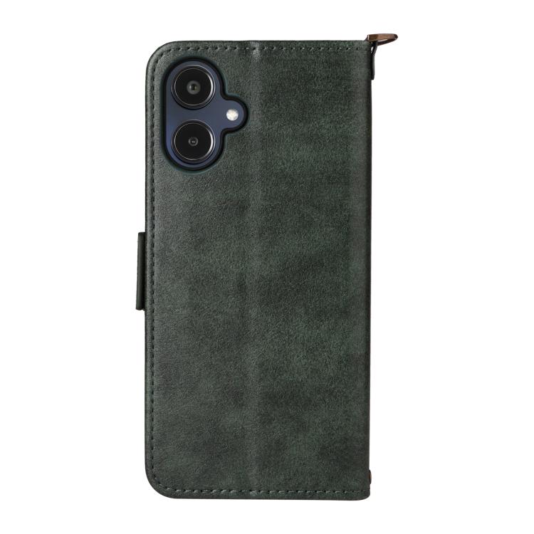 For Samsung Galaxy A25e / A25 5G SC-53F Multi-card Slots Crossbody Cowhide Leather Phone Case