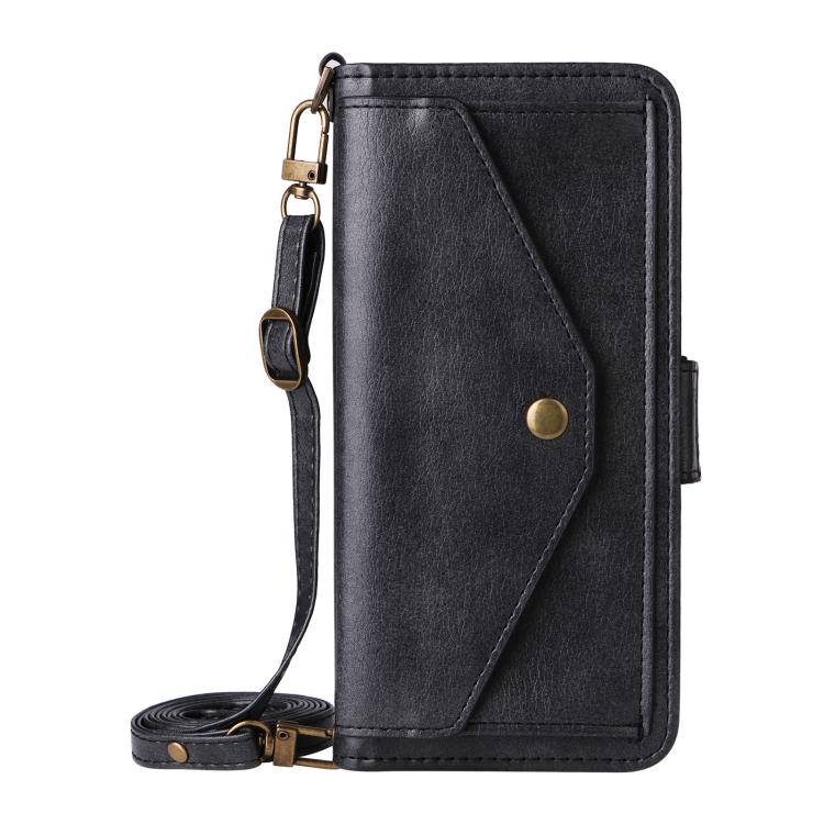 For Galaxy A57 5G Multi-card Slots Crossbody Cowhide Leather Phone Case