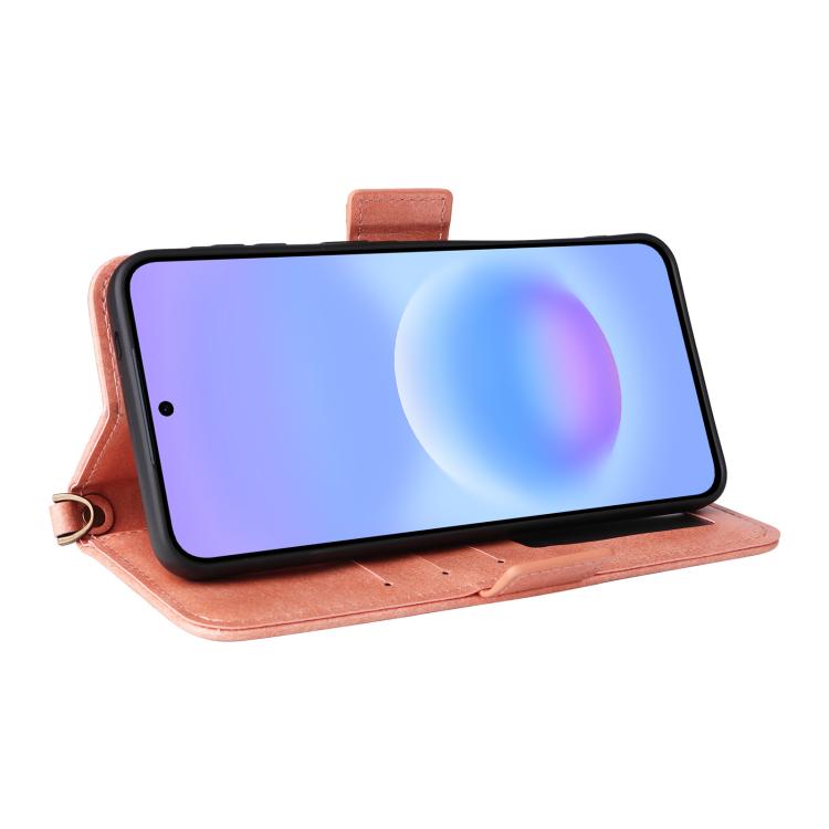 For Galaxy A57 5G Multi-card Slots Crossbody Cowhide Leather Phone Case