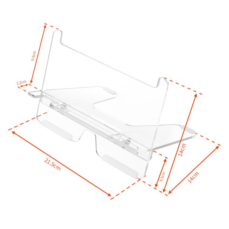 Acrylic Desktop Stand for Legion Go / Nintendo Switch 1 & 2 - Transparent