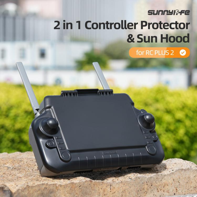 For DJI RC Plus 2 Sunnylife Remote Control Sunshade Protection Cover - Grey