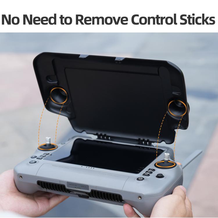 For DJI RC Plus 2 Sunnylife Remote Control Sunshade Protection Cover - Grey