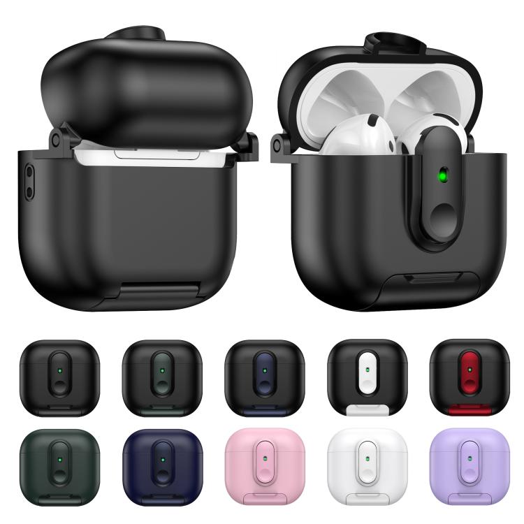 For AirPods 4 One-piece Holder Wireless Earphones Case with Lanyard