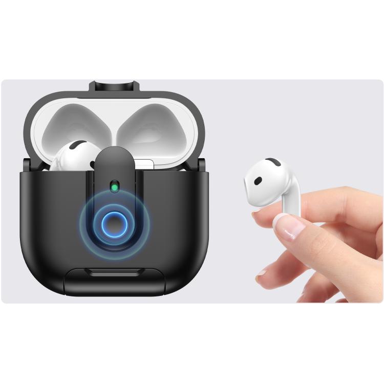For AirPods 4 One-piece Holder Wireless Earphones Case with Lanyard