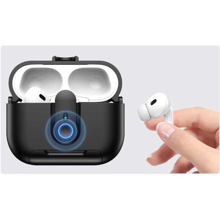 For AirPods Pro 2 One-piece Holder Wireless Earphones Case with Lanyard