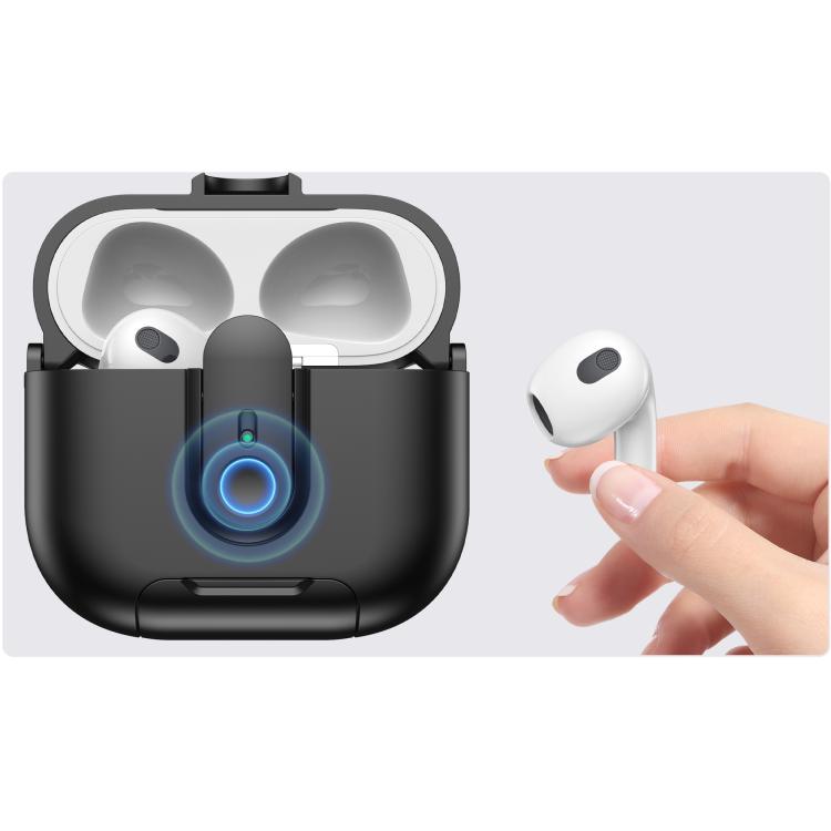 For AirPods 3 One-piece Holder Wireless Earphones Case with Lanyard