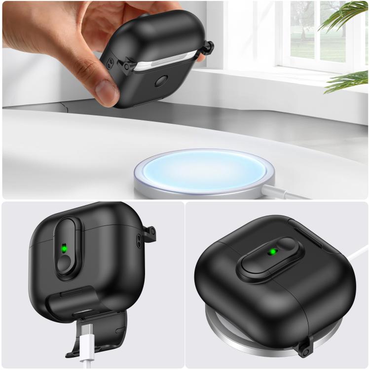 For AirPods 3 One-piece Holder Wireless Earphones Case with Lanyard