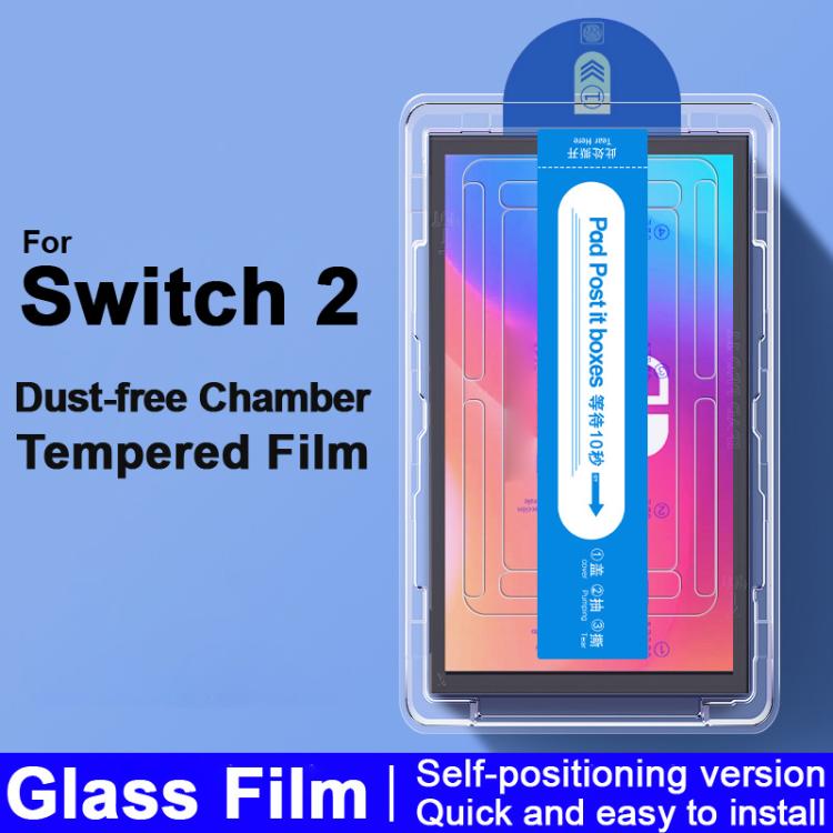 For Nintendo Switch 2 imak Clean Room Tempered Glass Film
