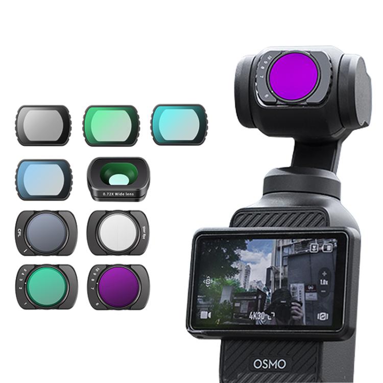 For DJI Osmo Pocket 3 Camera Lens Filter, Filter:Adjustable CPL