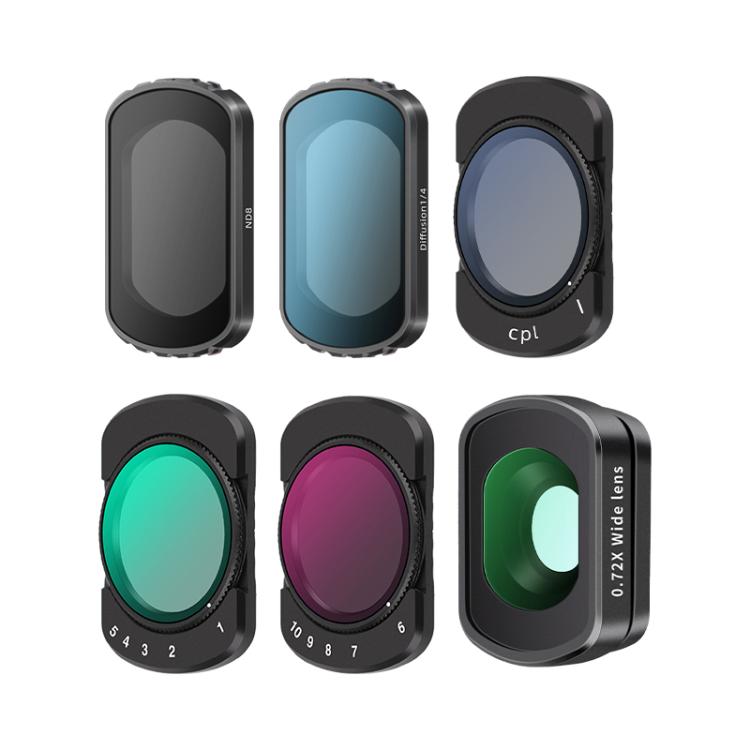 For DJI Osmo Pocket 3 Camera Lens Filter, Filter:Adjustable CPL