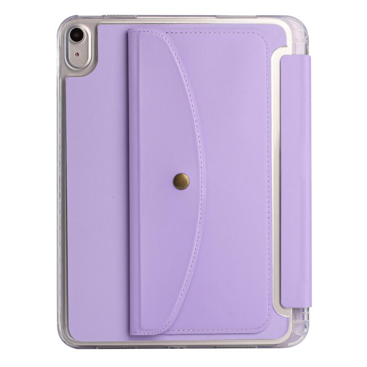 For iPad 2025 / 2022 Back Wallet Y-Fold Deformation Leather Smart Tablet Case