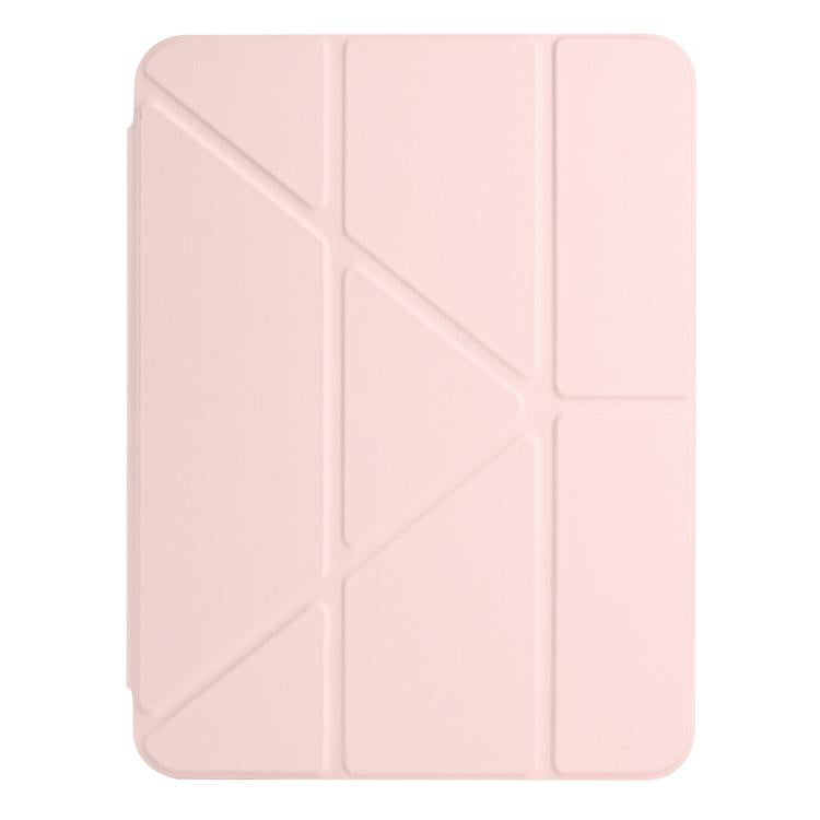 For iPad 2025 / 2022 Back Wallet Y-Fold Deformation Leather Smart Tablet Case