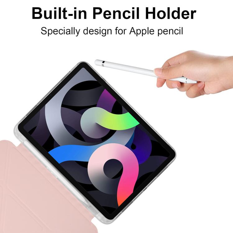 For iPad 2025 / 2022 Back Wallet Y-Fold Deformation Leather Smart Tablet Case