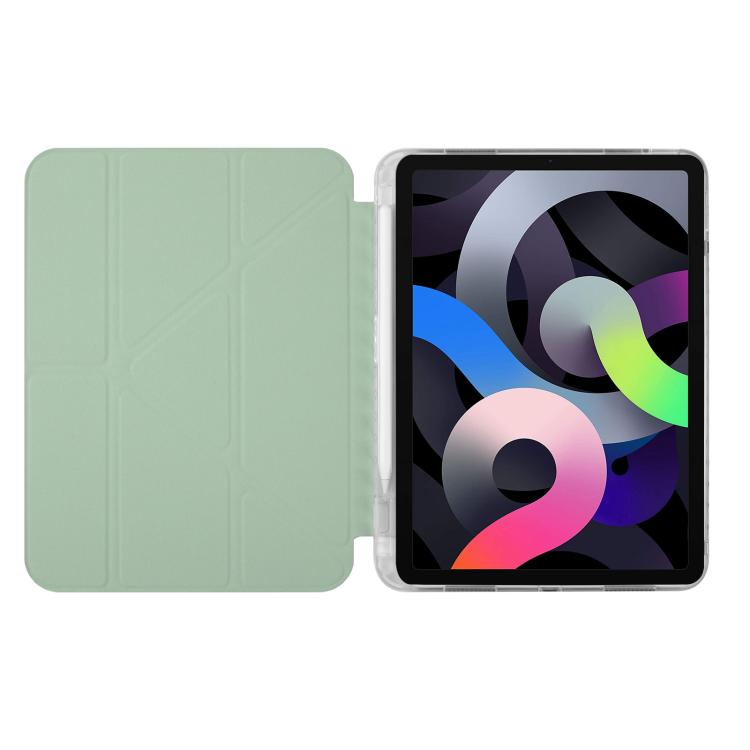 For iPad 2025 / 2022 Back Wallet Y-Fold Deformation Leather Smart Tablet Case