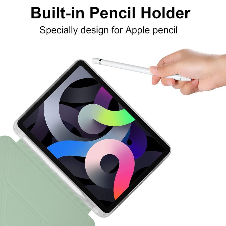 For iPad 2025 / 2022 Back Wallet Y-Fold Deformation Leather Smart Tablet Case