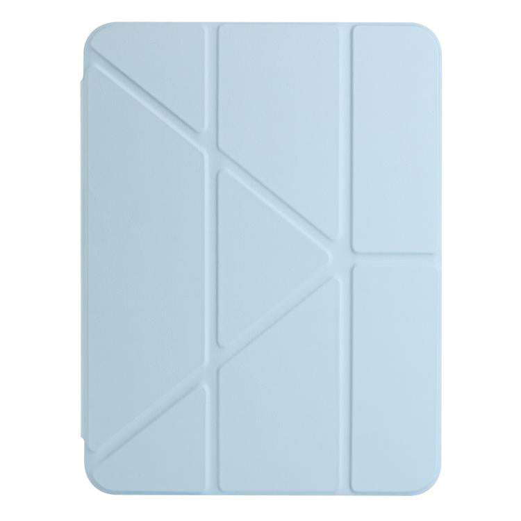 For iPad 2025 / 2022 Back Wallet Y-Fold Deformation Leather Smart Tablet Case