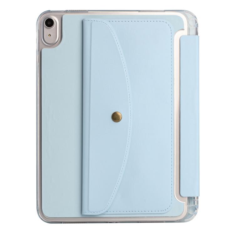 For iPad 2025 / 2022 Back Wallet Y-Fold Deformation Leather Smart Tablet Case