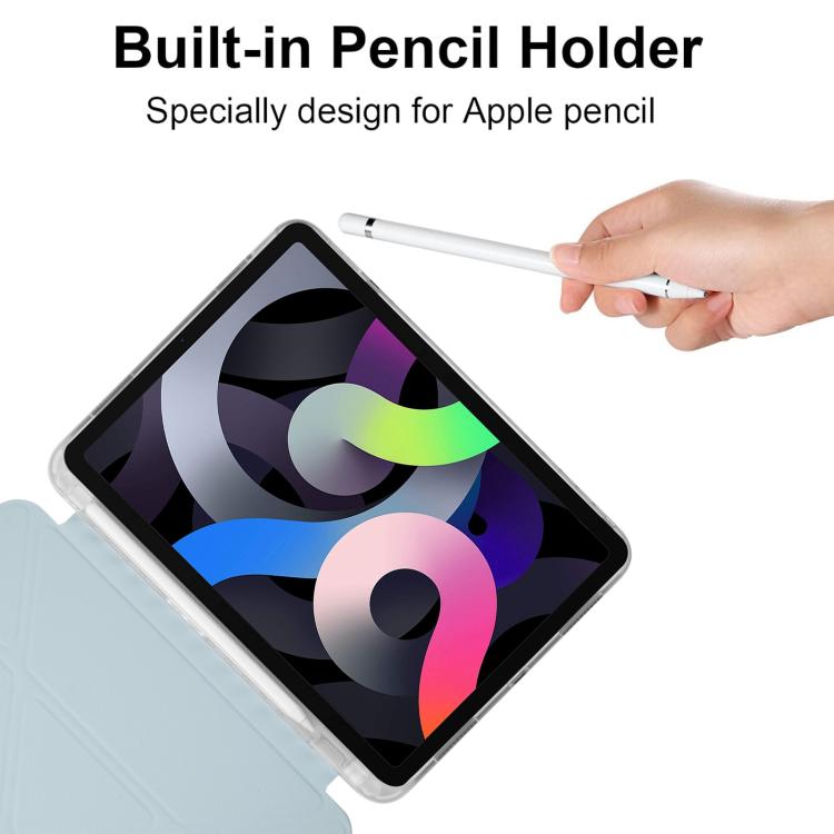 For iPad 2025 / 2022 Back Wallet Y-Fold Deformation Leather Smart Tablet Case
