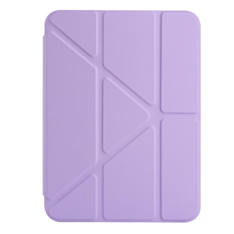 For iPad mini 2024 / mini 6 Back Wallet Y-Fold Deformation Leather Smart Tablet Case