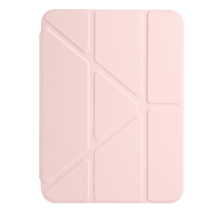 For iPad mini 2024 / mini 6 Back Wallet Y-Fold Deformation Leather Smart Tablet Case