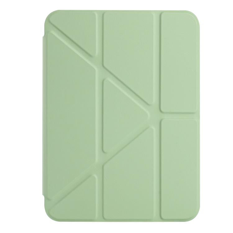 For iPad mini 2024 / mini 6 Back Wallet Y-Fold Deformation Leather Smart Tablet Case