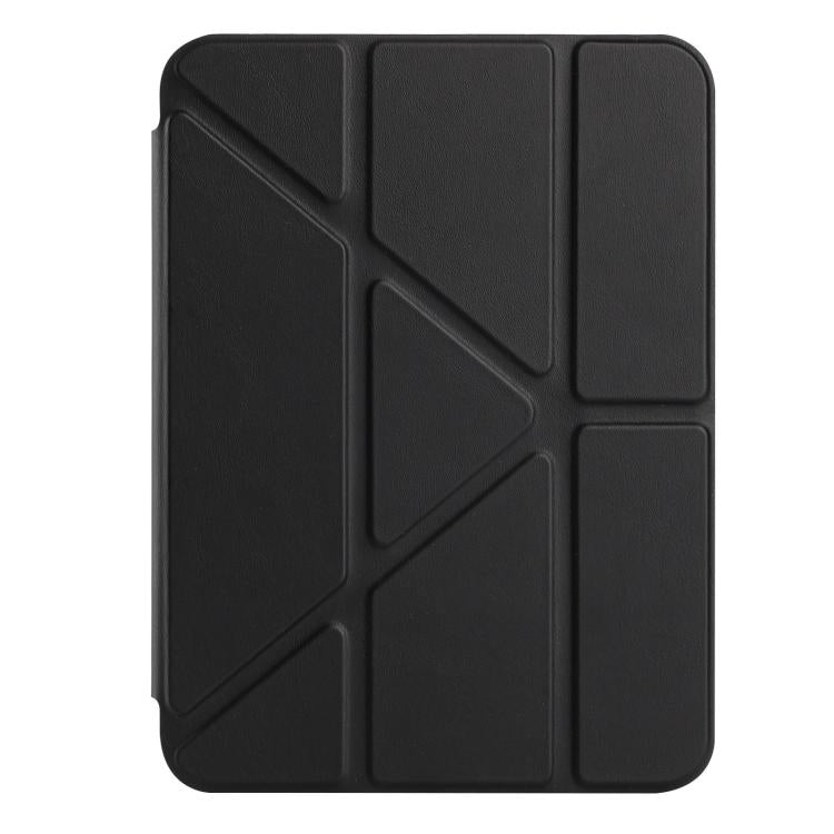 For iPad mini 2024 / mini 6 Back Wallet Y-Fold Deformation Leather Smart Tablet Case