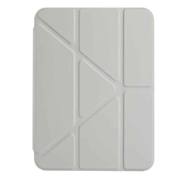 For iPad mini 2024 / mini 6 Back Wallet Y-Fold Deformation Leather Smart Tablet Case