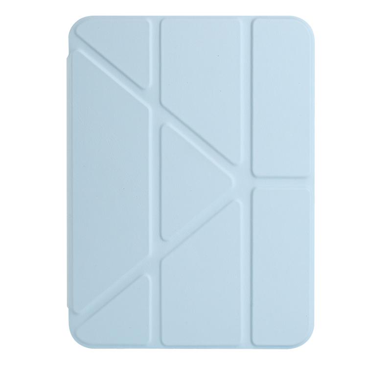 For iPad mini 2024 / mini 6 Back Wallet Y-Fold Deformation Leather Smart Tablet Case