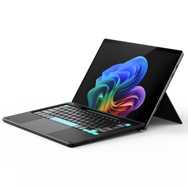 For MicroSoft Surface Pro 11 / 10 / 9 / 8 DUX DUCIS CK Pro Series Smart Magnetic Touch Bluetooth Keyboard