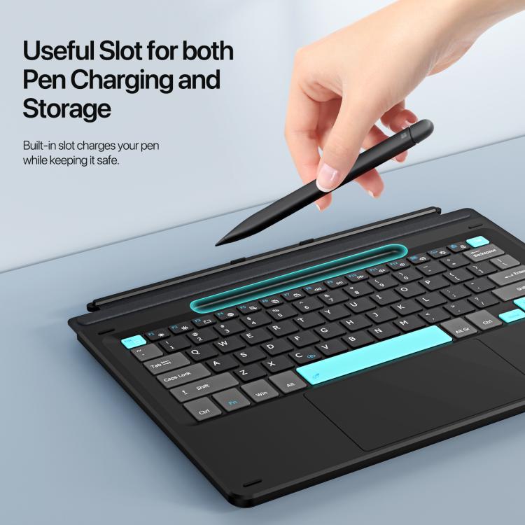 For MicroSoft Surface Pro 11 / 10 / 9 / 8 DUX DUCIS CK Pro Series Smart Magnetic Touch Bluetooth Keyboard