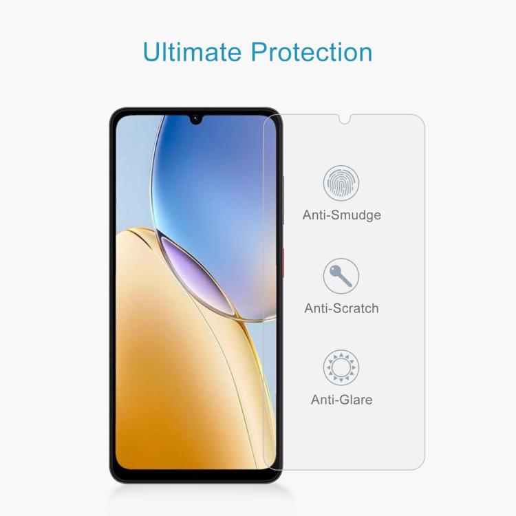 For ZTE Blade A56 Pro 50pcs 0.3mm High Aluminum Tempered Glass Film
