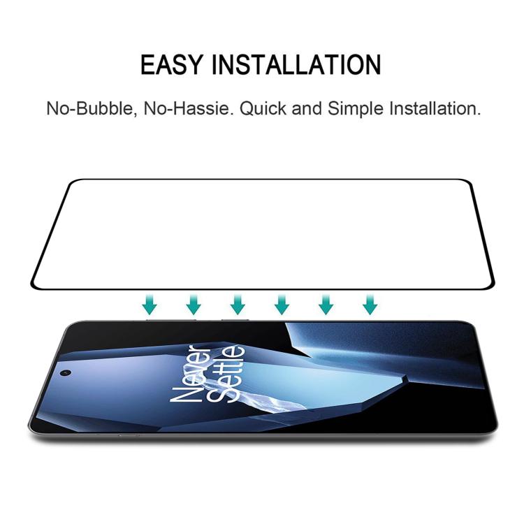 For OnePlus Ace 5 High Aluminum Full Screen Silk Printing Tempered Glass Film