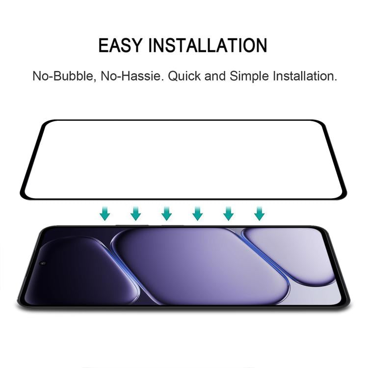 For OnePlus Nord CE6 Lite High Aluminum Full Screen Silk Printing Tempered Glass Film