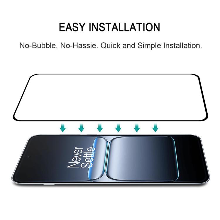 For OnePlus Nord 5 25pcs High Aluminum Full Screen Silk Printing Tempered Glass Film