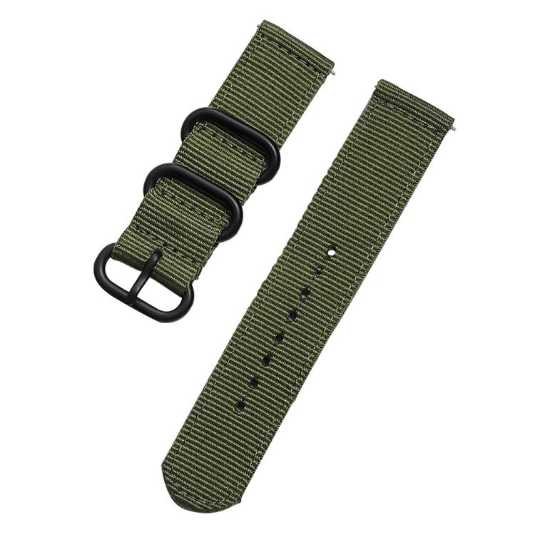 24mm xDfind Ring Buckle Nylon Canvas Watch Band