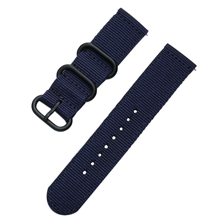 24mm xDfind Ring Buckle Nylon Canvas Watch Band
