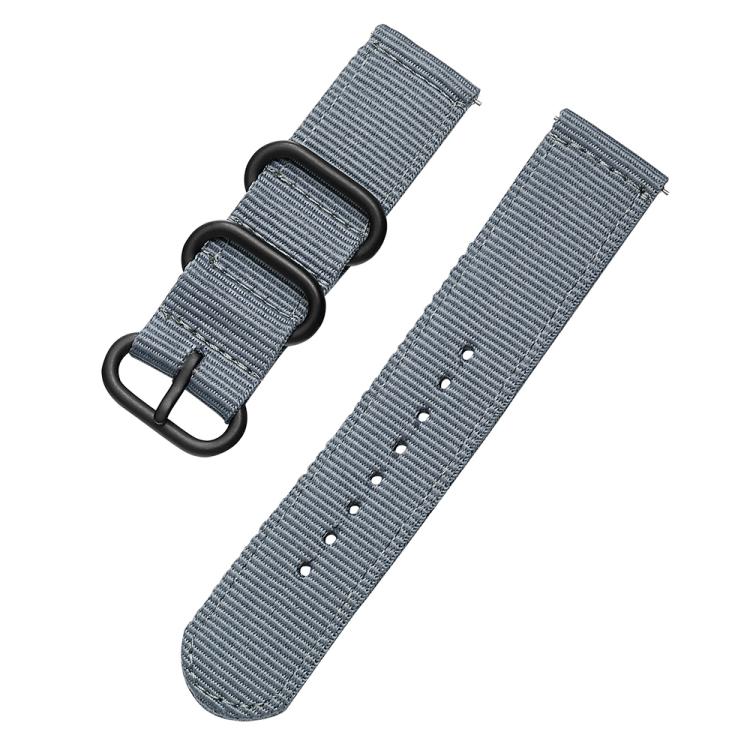 24mm xDfind Ring Buckle Nylon Canvas Watch Band